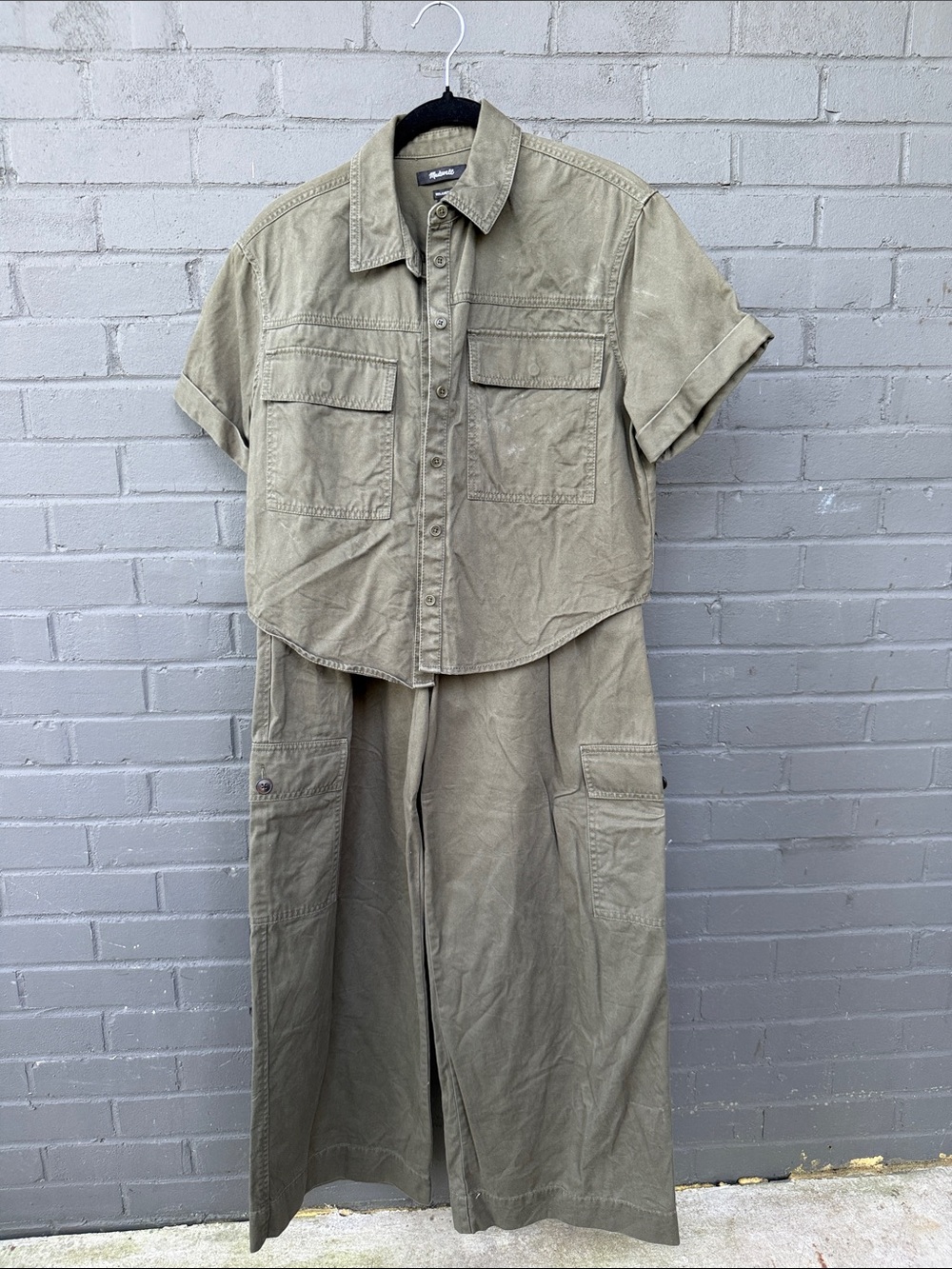 Madewell Relaxed Utility Set in Olive